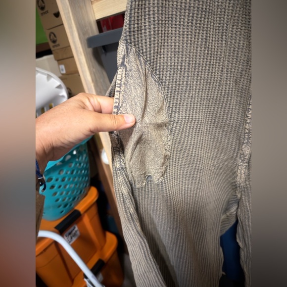 Free People Warm Gray Knit Jumpsuit - Picture 6 of 14